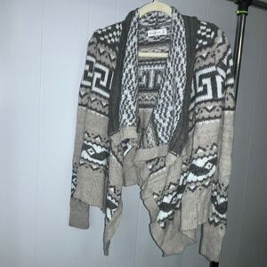 Abercrombie & Fitch Wool Blend Waterfall Cardigan Sweater Sz XS/S